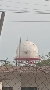 Radomo del radar dañado tras ataque con drones en Candelaria