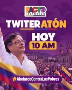 Colombianos protestan en Twitter contra fraude y crisis económica.