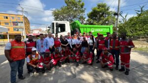 Nuevos vehículos ecológicos de Veolia refuerzan seguridad ambiental en Cartagena heroica