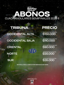 Listos los abonos para los cuadrangulares