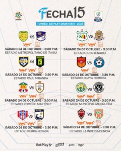 Fecha unificada para la 15 de la Dimayor